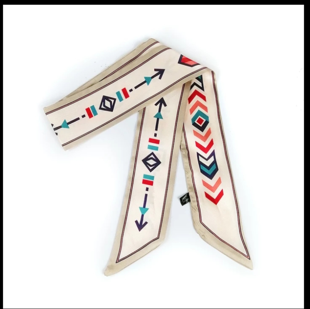 Tribal / Arrow Design Silky Headband